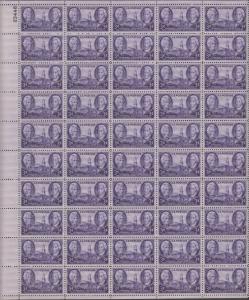 US #941   Tennessee Volunteer State   Full sheet of 50  MNH