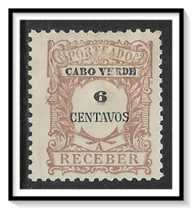 Cape Verde #J26 Postage Due NG