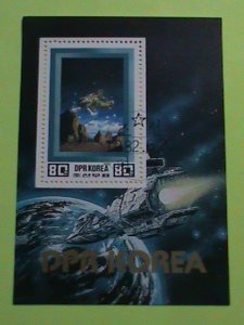 ​KOREA STAMP 1982 SC# 2198  THE SPACE EXPLORATION -CTO-MNH S/S SHEET