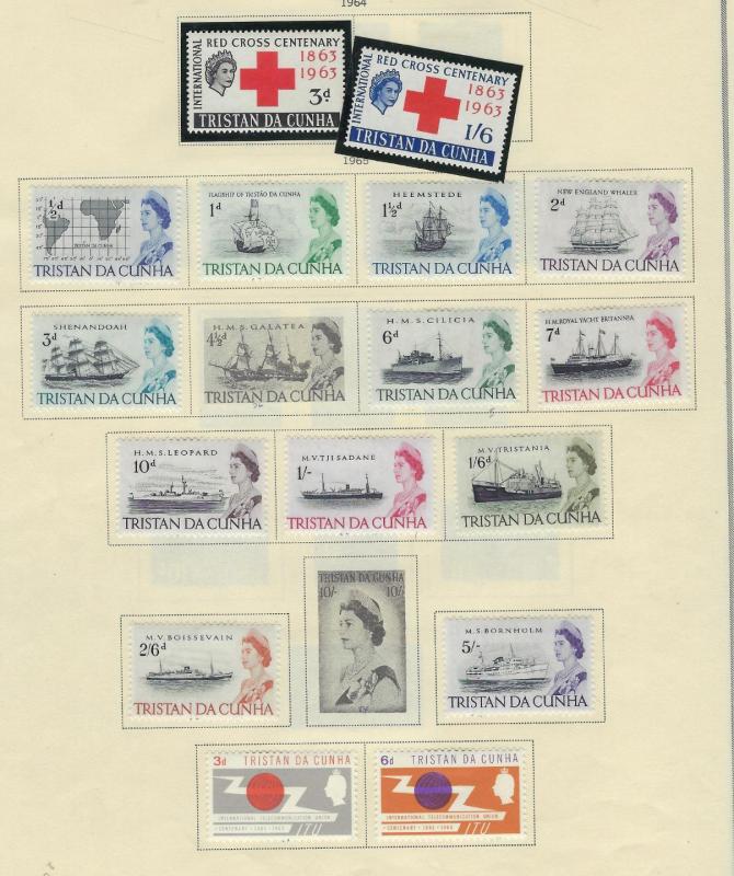 VEGAS 1964-65 Tristan Da Cunha As Shown See Scans For 2 Pages (CP27)