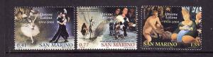 San Marino-Sc#1597-9-unused NH set-Latin Union anniversary-2