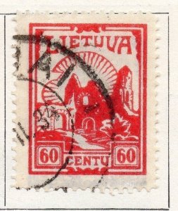 Lithuania 1923 Early Issue Fine Used 60c. 104222
