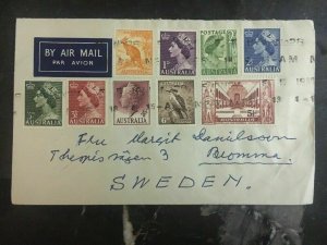 1958 Australia Cover to Bromma Sweden