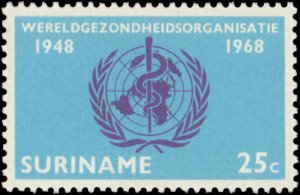 Suriname #352-353, Complete Set(2), 1968, Never Hinged