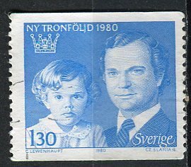 Sweden; 1980: Sc. # 1319: O/Used Single Stamp