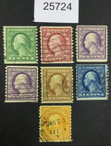 US STAMPS #490-497 USED  LOT #25724