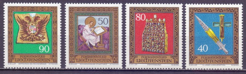 Liechtenstein. 1977. 673-76. Habsburg Treasures. MNH.