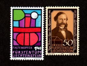 Liechtenstein # 843, 847 Mint!