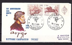 Italy, Scott cat. 1231-1232. St. George and Dragon issue. First day cover. ^