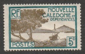 New Caledonia #139 Mint Hinged Single Stamp