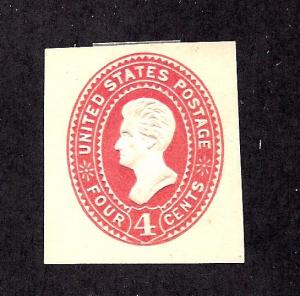 U328 Mint... Cut Square... SCV $15.00