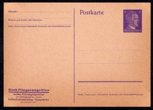 Nazi Germany (Third Reich) 1943 Postal Stationary Card with Slogan Mint