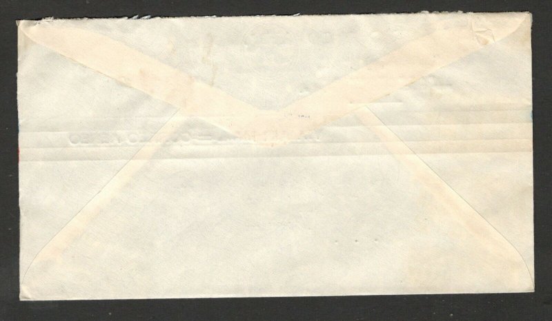 COLOMBIA TO USA - AIRMAIL OFFICIAL LETTER - OVERPRINT AEREO 1953.