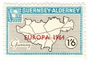 (I.B) Guernsey Cinderella : Alderney 1/6d (Commodore Shipping)  