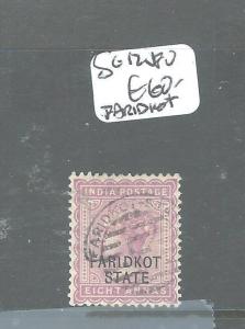 INDIA FARIDKOT (P0704BB4) QV 8A  SG 12  VFU