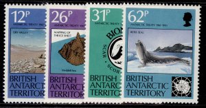 BRITISH ANTARCTIC TERRITORY QEII SG196-199, 1991 treaty set, NH MINT.