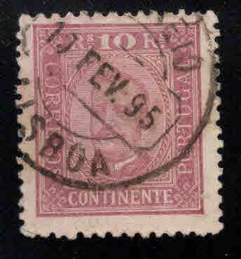 Portugal Scott 68c perf 11.5 King Luiz 1892