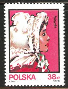 Poland Scott 2600 MNH** 1983 tradition hat stamp