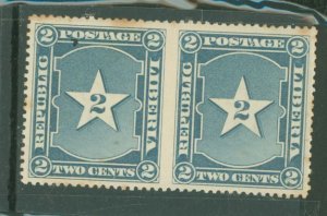 Liberia #34v Unused Multiple