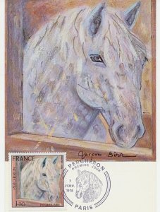 Maximum card France 1978 Horse