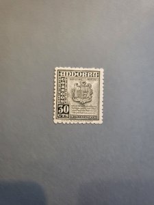 Stamps Spanish Andorra Scott #42 h