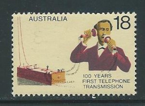 Australia 629 1976 100th Telephone single MNH