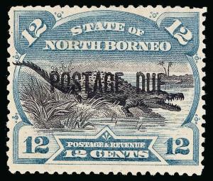 North Borneo Scott J6 Gibbons D9 Mint Stamp