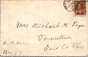 Canada 1917 - Cover to Erie, Oh - Beaverton, Ont - F64482