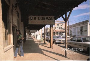 POSTCARD Arizona Tombstone Allen St. OK Corral - Unaddressed