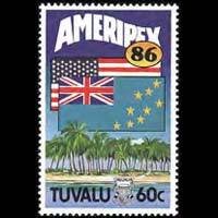 TUVALU 1986 - Scott# 363 Ameripex Set of 1 NH