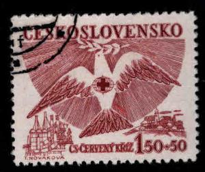 Czechoslovakia Scott B168 Used semi-postal stamp