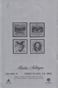 Inverted Center Stamps of the World Catalog, by Martin Sellinger, NEW 