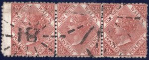 New South Wales 1867 (3) 4p brown SC50