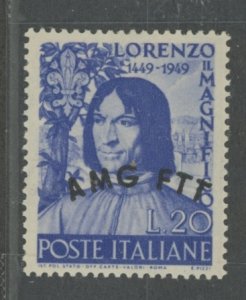 Italy/Trieste (Zone A) #50 Unused Single