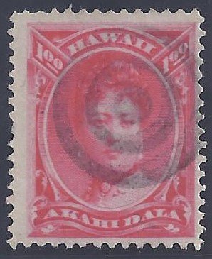 Hawaii Scott #49 used bulls eye cancel F-VF