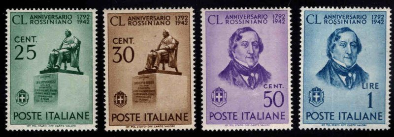Italy Scott 423-426 MNH**  Rossini set