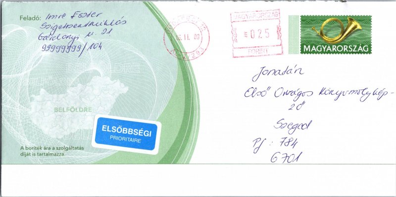 Hungary, Registered, Worldwide Postal Stationary, Meters