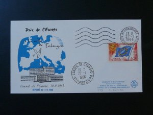 Tubingen city (Germany) win prize of Europe FDC Council of Europe 1966