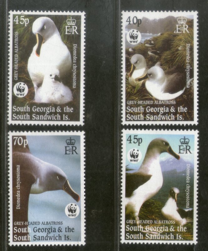 South Georgia 2003 WWF Grey-headed Albatross Birds Wildlife Animals Sc 290-3 MNH