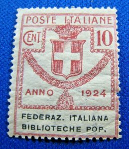 ITALY 1924 - SASANE #34   MH        (i6)