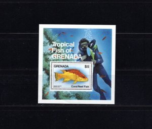 Grenada 1215 Fish 1984 MNH S/S ASP