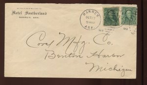 314  A.W. Filstrup/Covel & Schermack Private Perforation Coils on 1913 Cover