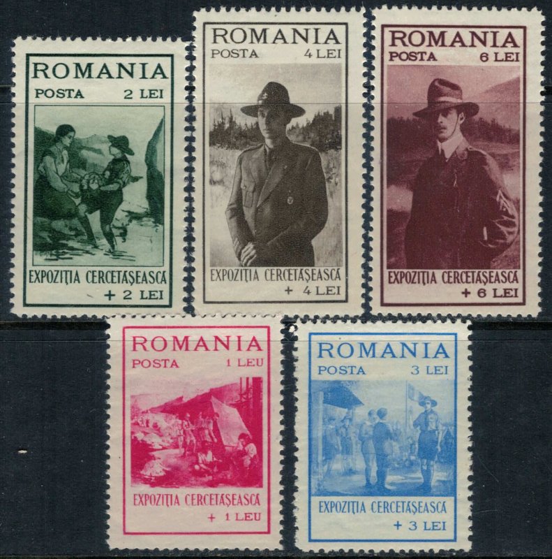 Romania #B26-30*  CV $32.25