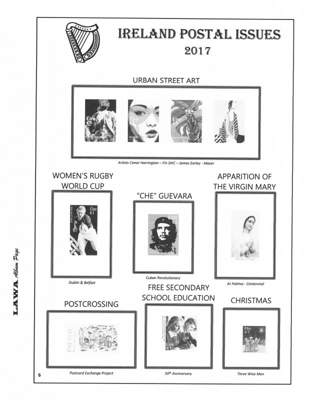 2017 Ireland Singles Supplement – LAWA Album Pages