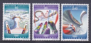 Liechtenstein 1016-18 MNH 1994 Winter Olympics - Lillehammer Set of 32