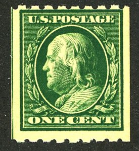 U.S. #390 MINT OG HR 