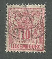 Great Starter Collection of Early Luxembourg Used Stamps