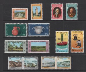 Guernsey - 6 VFMNH 1976-1983 era Europa sets CV $5.35