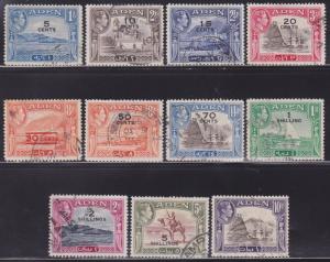 Aden 16-27 VF-used set nice colors scv $39 ! see pic !