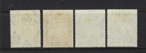 ZANZIBAR SCOTT #218-221 1944 SET- MINT LIGHT HINGED